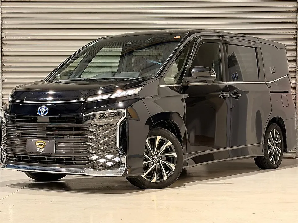 Black 2023 Toyota Voxy Hybrid S-Z for sale at Motor Traders, Wiri