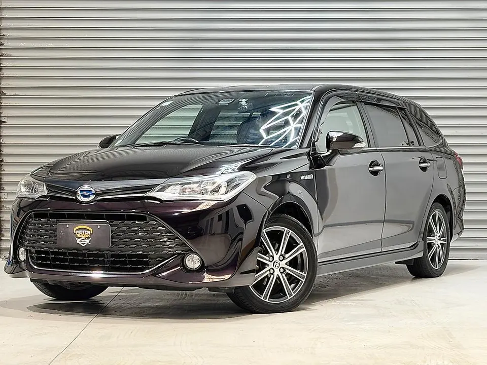 Purple 2015 Toyota Corolla Fielder Hybrid WxB | Leather — photo 2