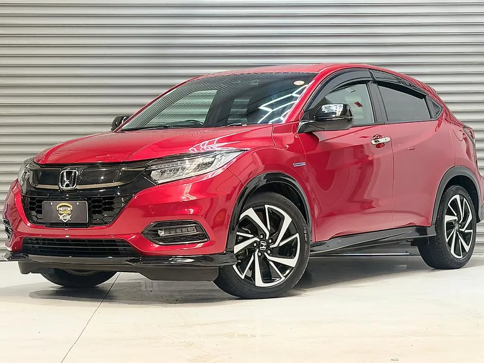 Red 2018 Honda Vezel Hybrid RS Honda Sensing Limited — photo 2