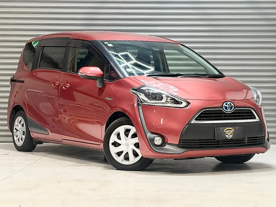 Red 2016 Toyota Sienta Hybrid | 7 Seater | Push Start | G grade for sale at Motor Traders, Wiri