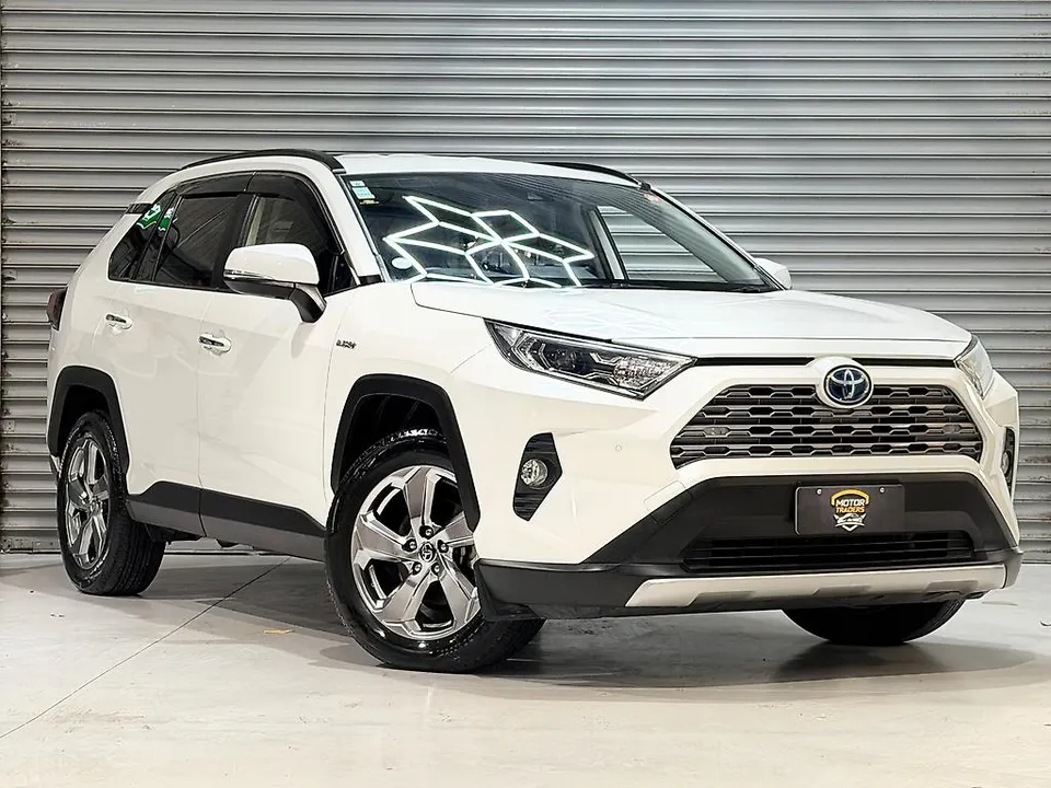White 2019 Toyota Rav4 Hybrid G LIMITED | LEATHER SEATS | 4WD for sale at Motor Traders, Wiri