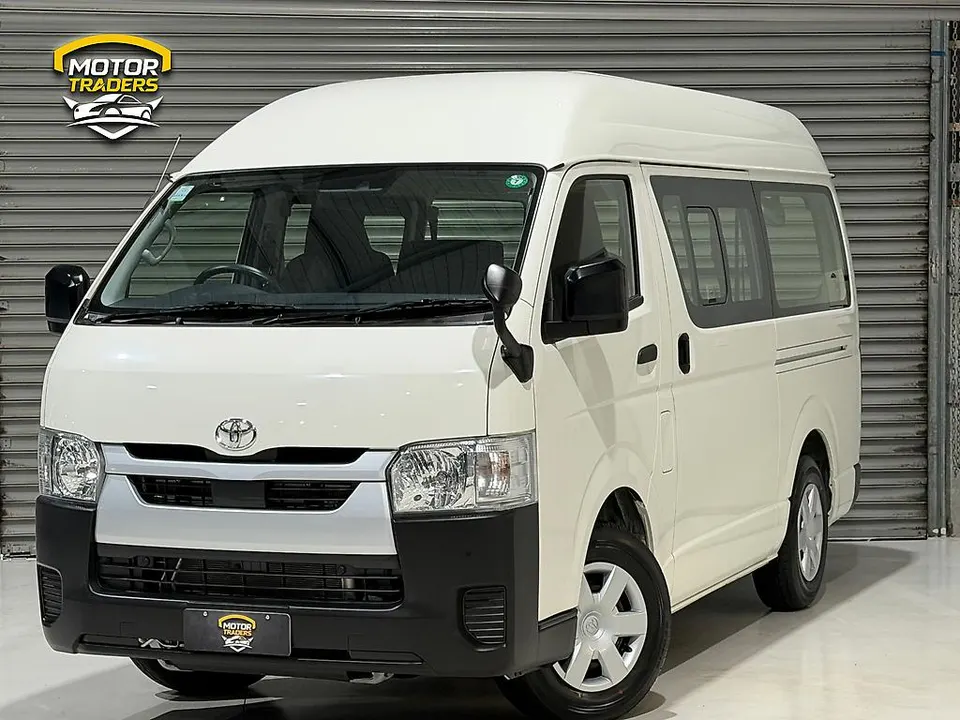 White 2024 Toyota Hiace DX High Roof for sale at Motor Traders, Wiri