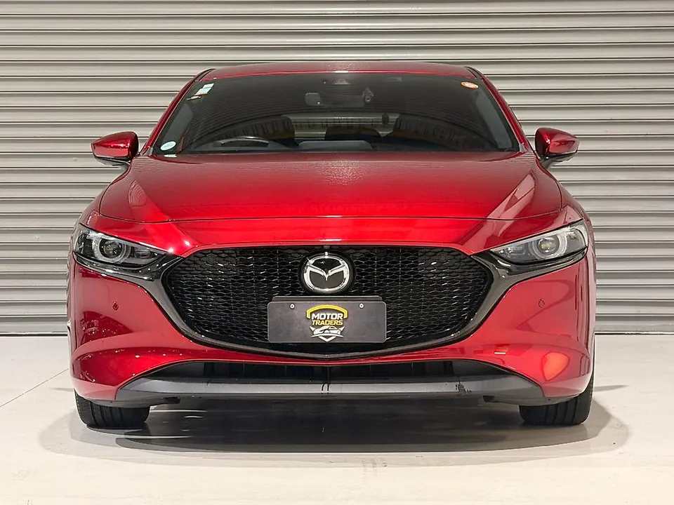 Red 2023 Mazda 3 Fastblack Leather Package 4WD | BOSE SOUND SYSTEM — photo 2