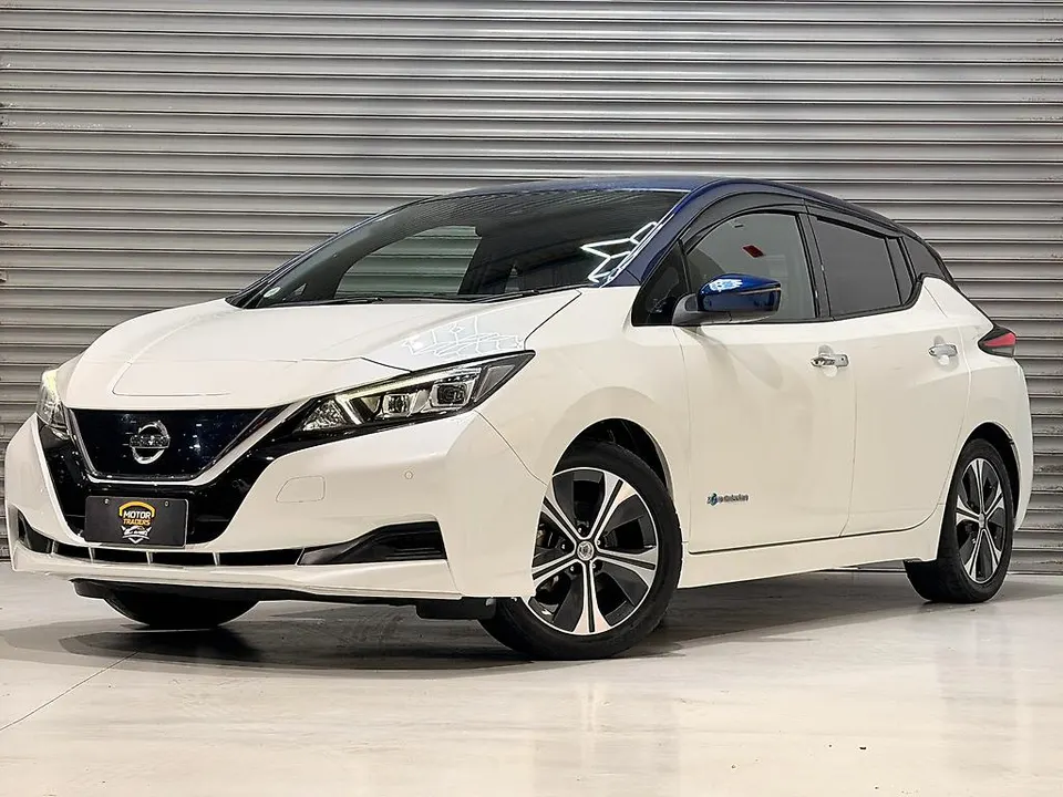 Blue & White 2018 Nissan Leaf X Model | SOH=87% **LOW MILEAGE** for sale at Motor Traders, Wiri