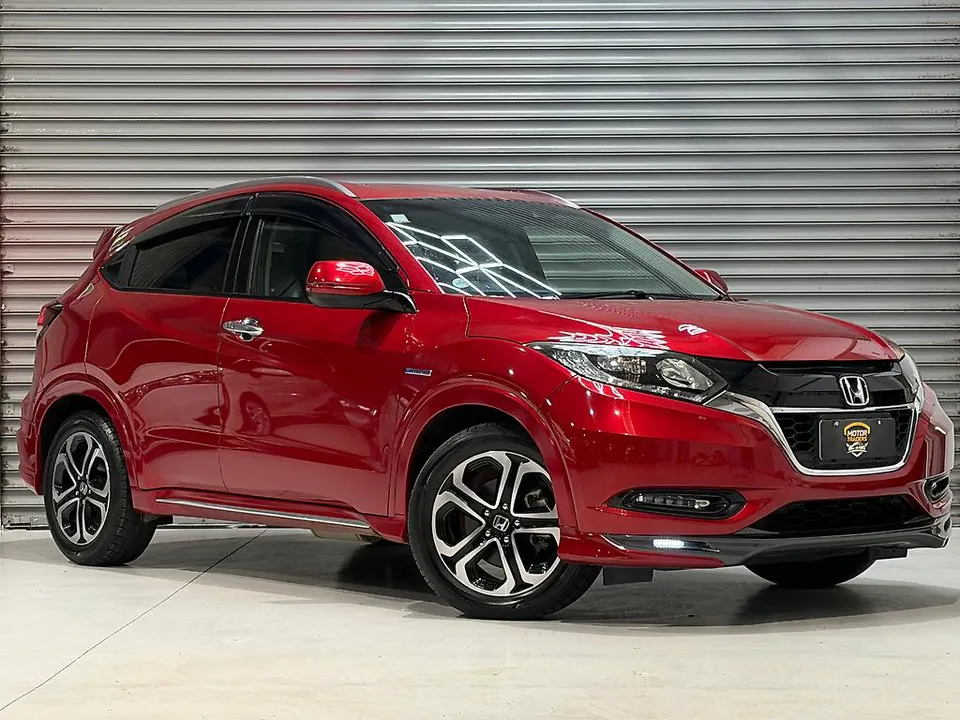 Red 2017 Honda Vezel Hybrid Leather Package — photo 2